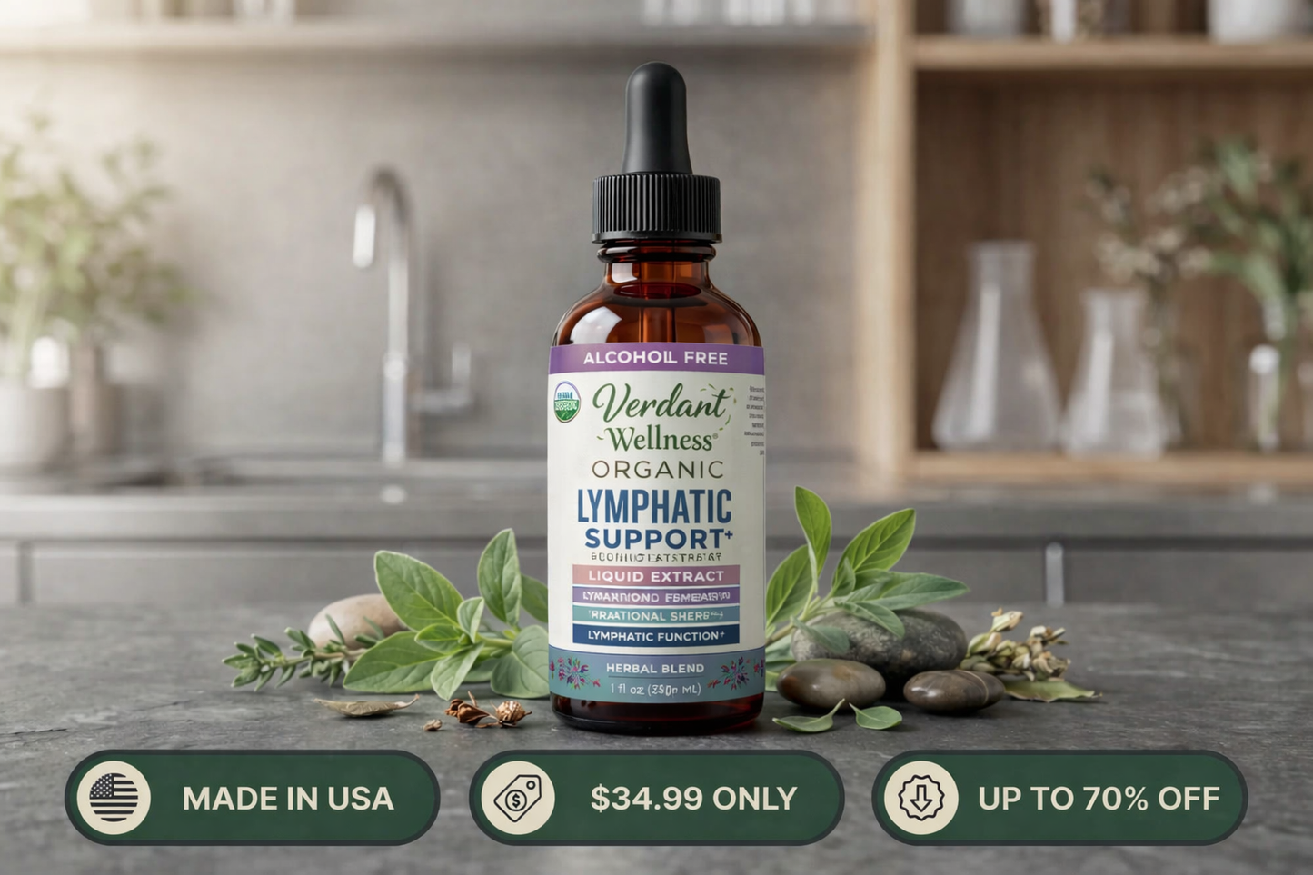 Organic Lymphatic Support Wellness Drops